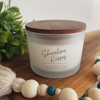 Shoreline Kisses Soy Wax Wooden Wick 15oz Candle