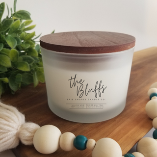 The Bluffs Soy Wax Wooden Wick 15oz Candle